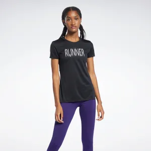 reebok speedwick graphic women's running tee