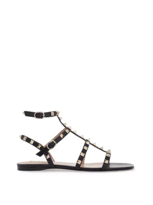 Rockstud Sandals - Leather Footwear