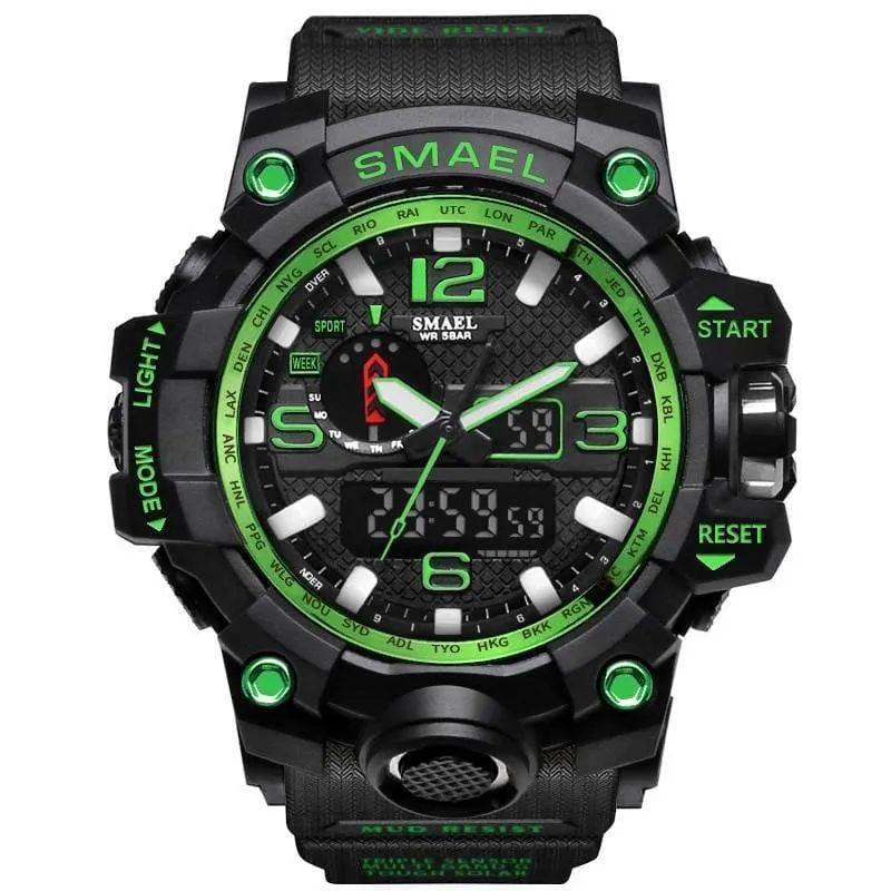 Rugged Sports Watches for Men with Digital and Analogue Display