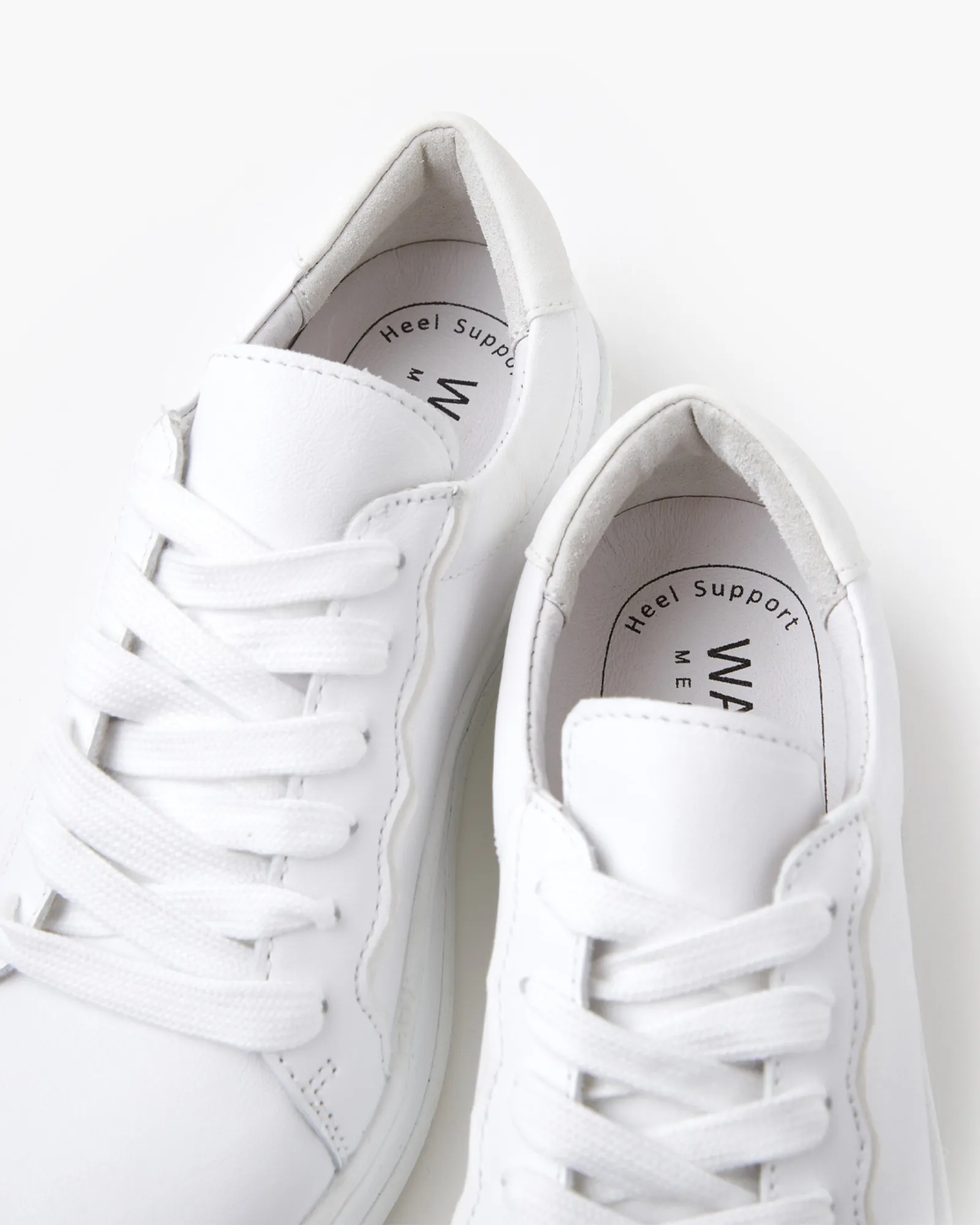 Sass Leather Sneaker - White