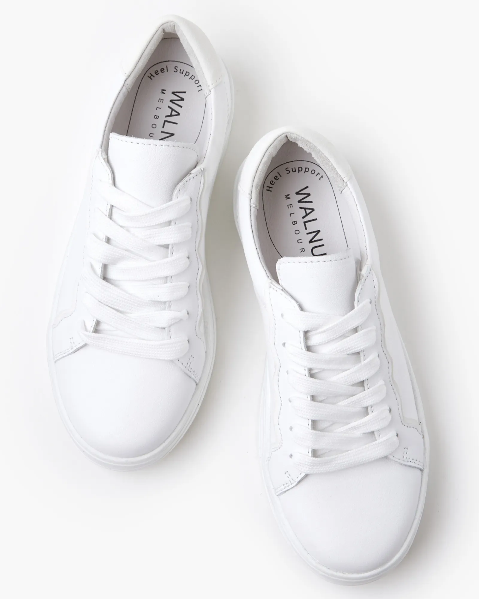 Sass Leather Sneaker - White