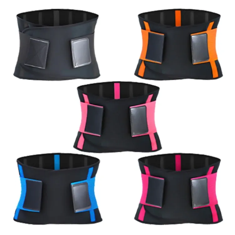 SBR Neoprene Sports Protective Gear Support Waist Protection Belt, Size:XL(Orange)