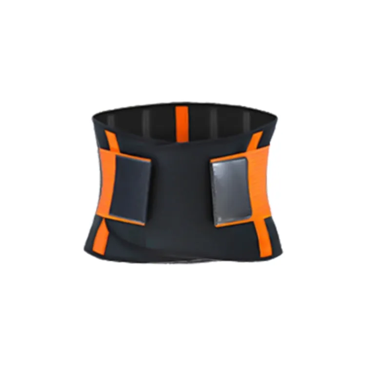 SBR Neoprene Sports Protective Gear Support Waist Protection Belt, Size:XL(Orange)