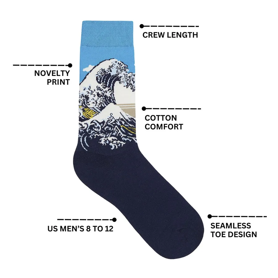 Scuba Diving Printed Crew Length Socks