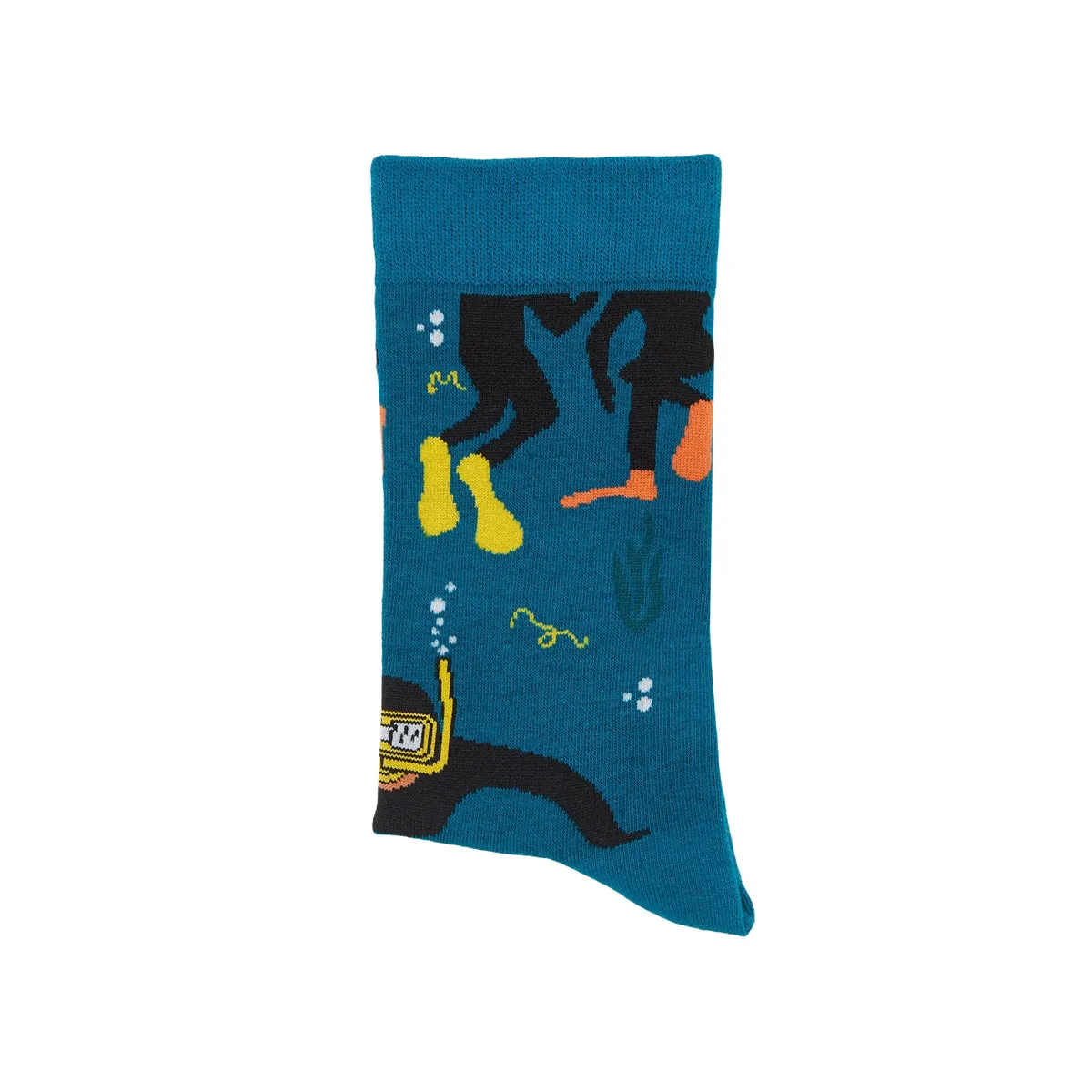 Scuba Diving Printed Crew Length Socks