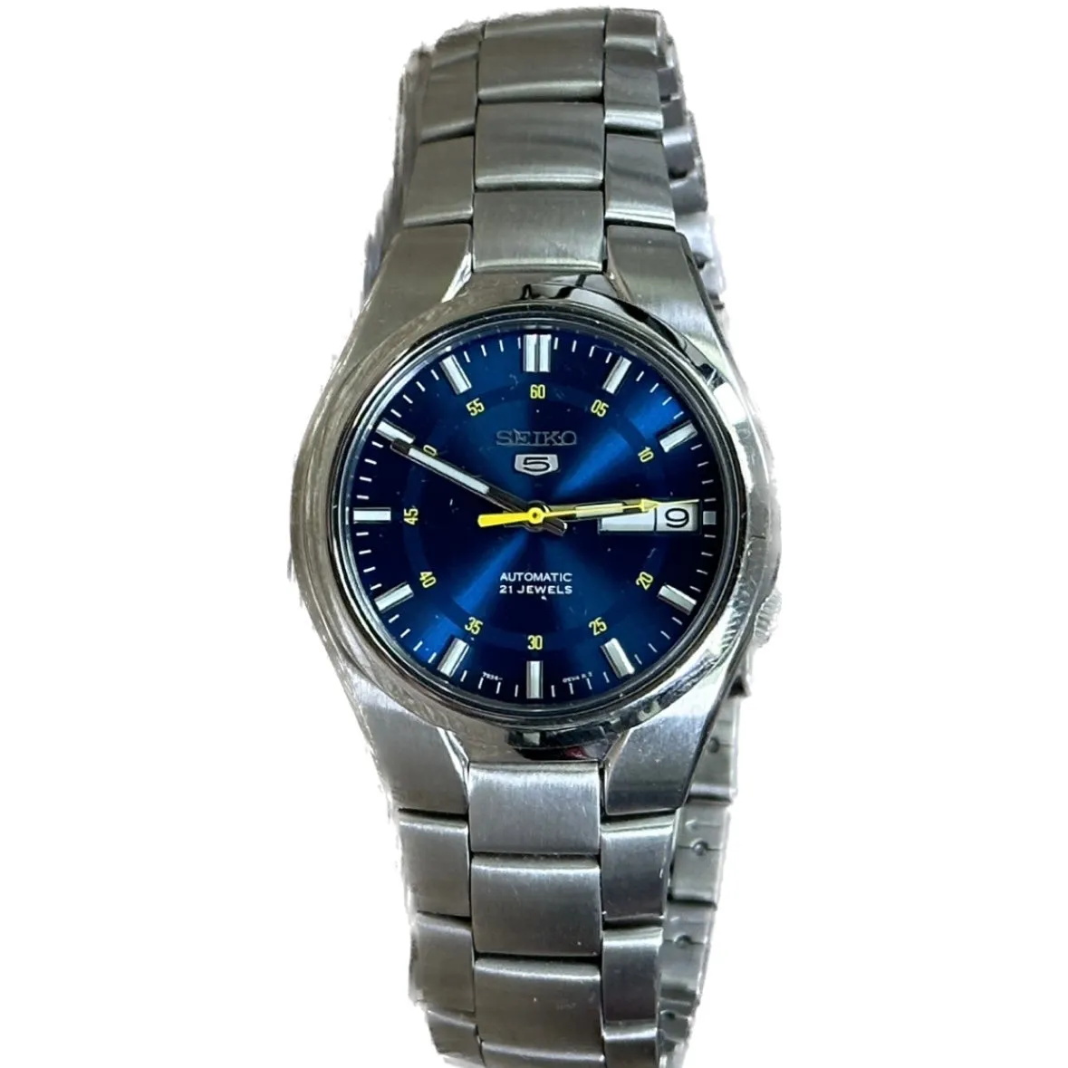 Seiko 5 Sports Automatic SNK615 Stainless Steel with Blue Face