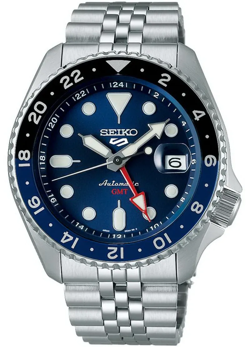 Seiko 5 Sports ‘Blue Navy’ GMT SKX Re-Interpretation Men's Watch SSK003K1