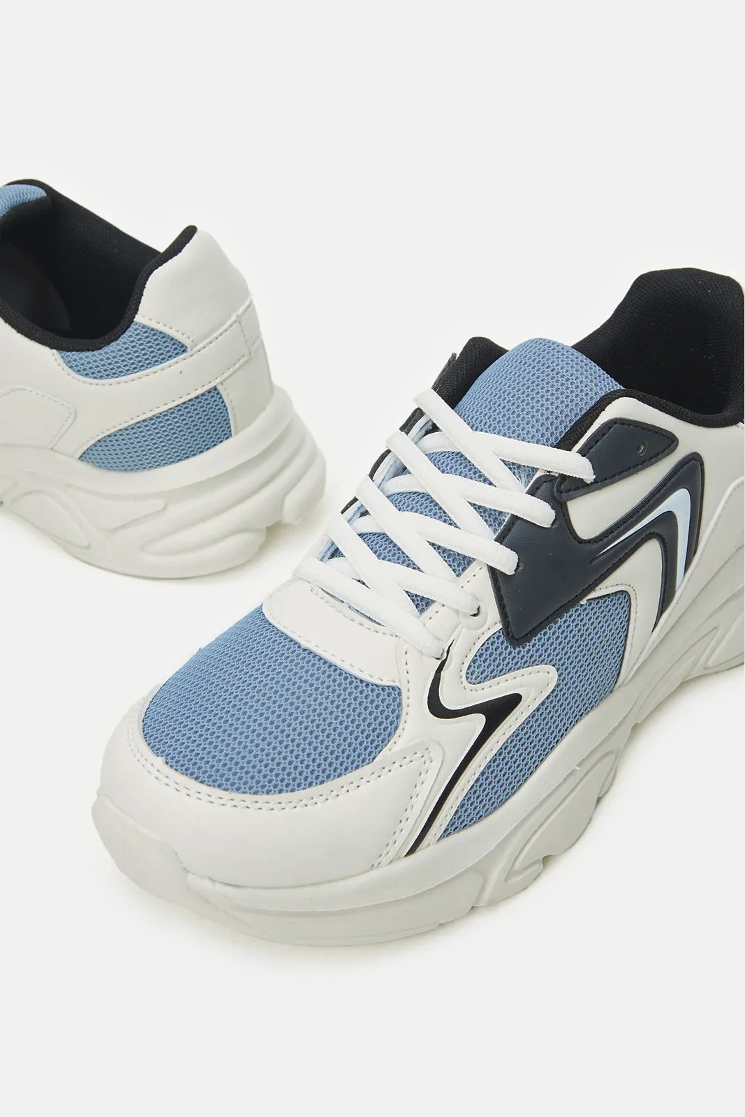 Senior Boys Blue Chunky Trainer