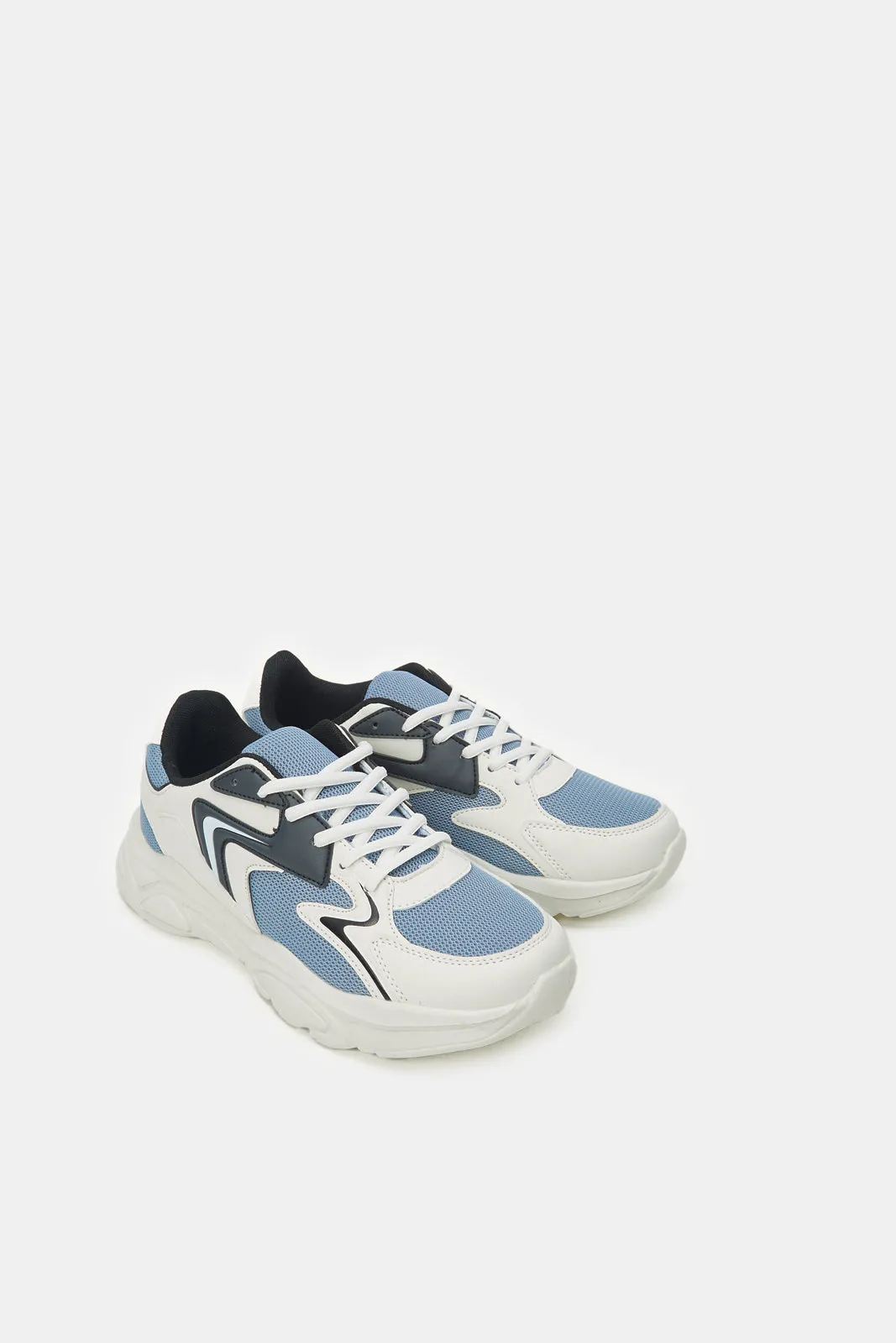 Senior Boys Blue Chunky Trainer