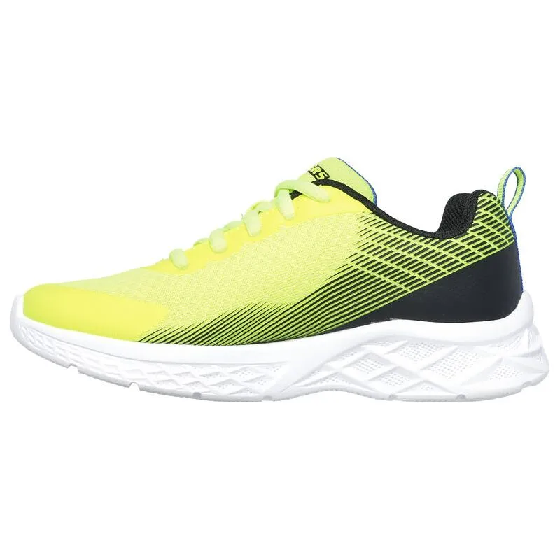 Skechers Boys Trainers Microspec II Vovrix Yellow/Black