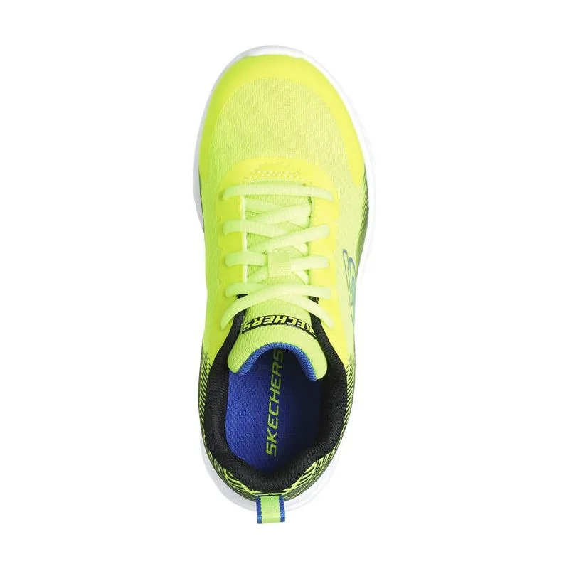 Skechers Boys Trainers Microspec II Vovrix Yellow/Black