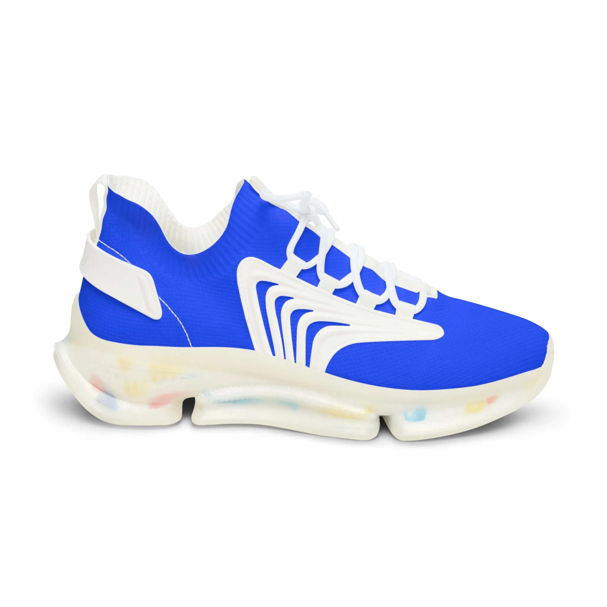 Snooty Fox Art Men's Mesh Sneakers - Frida Blue