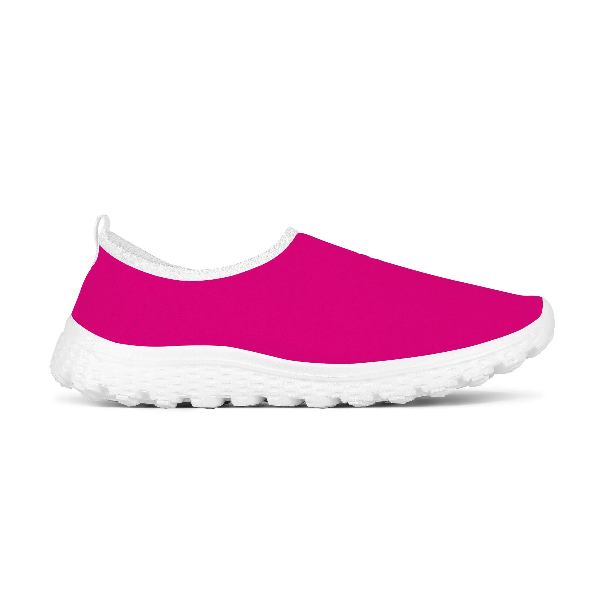 Snooty Fox Art Women's Mesh Running Shoes - Mex Pink