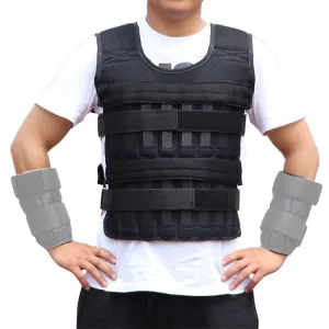 Sport Vest Leg And Arm Weight-Bearing Straps Fitness Training Weighting Equipment, Spec: 15kg Vest