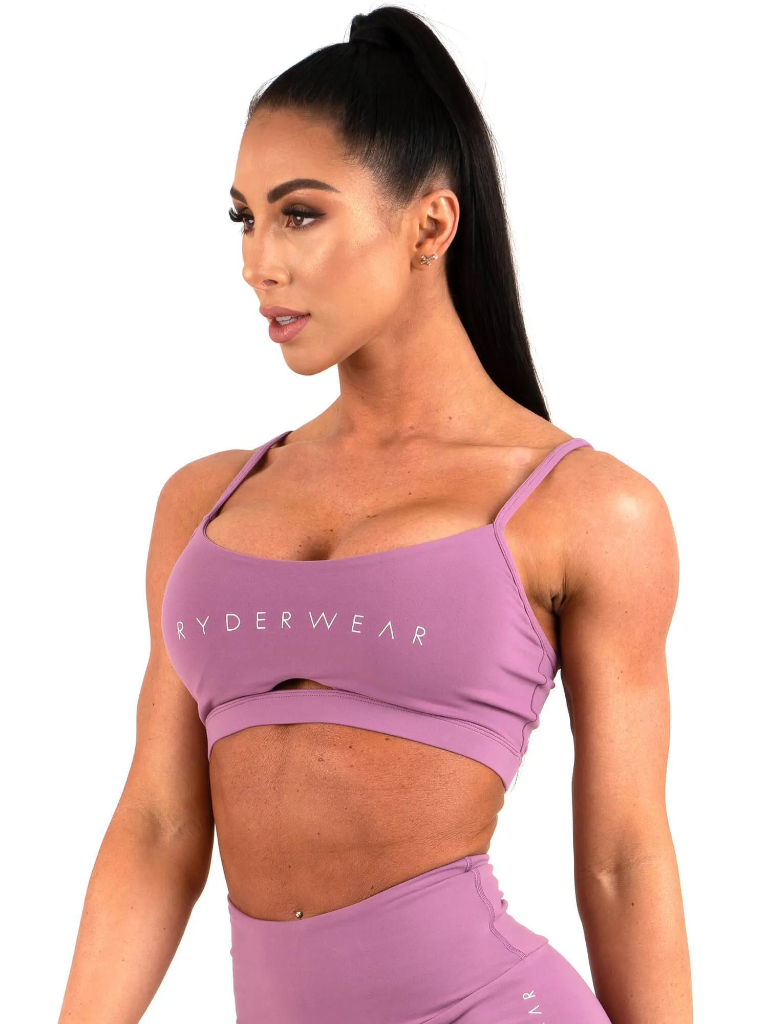 Staples Sports Bra - Purple