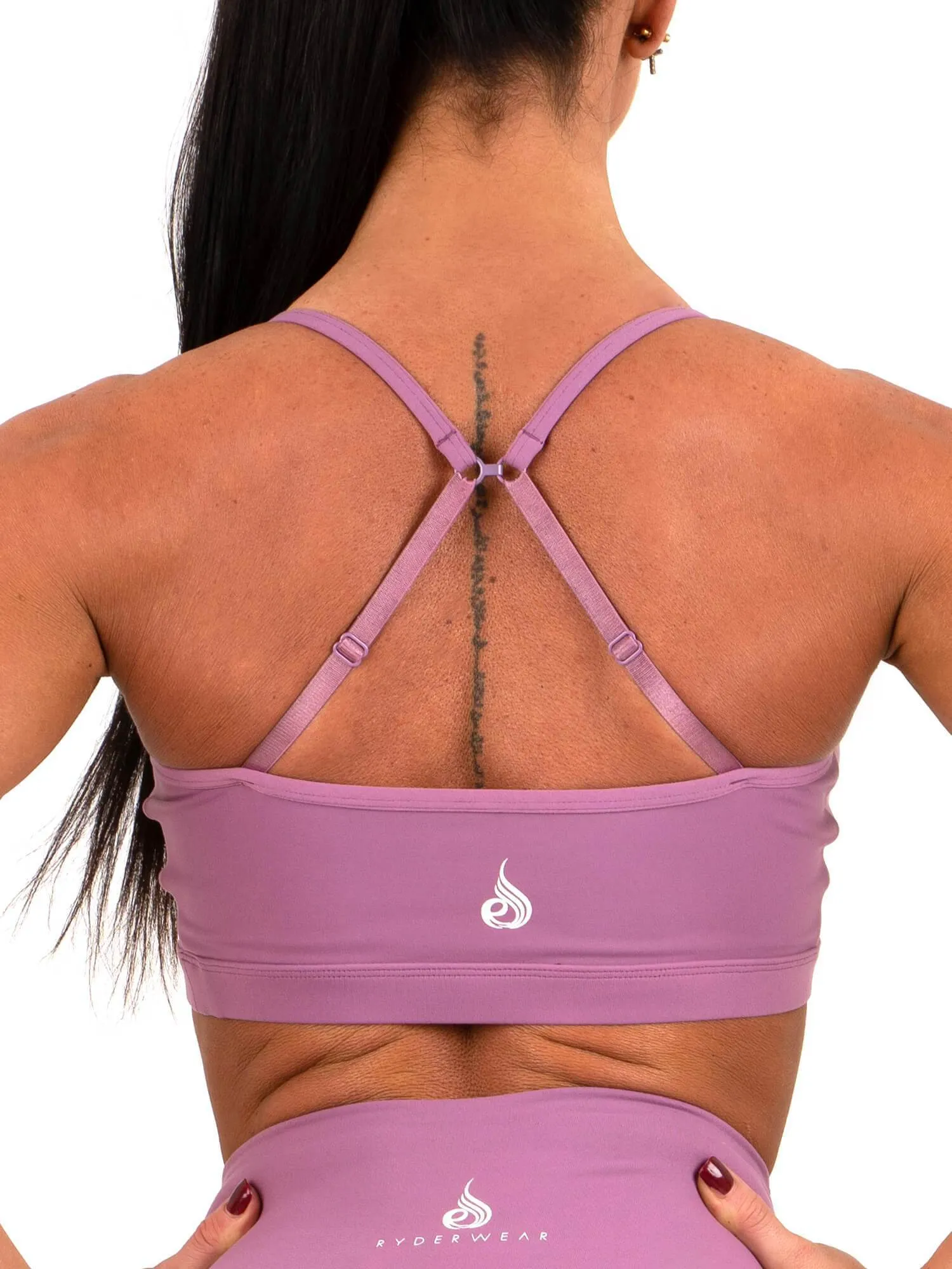 Staples Sports Bra - Purple