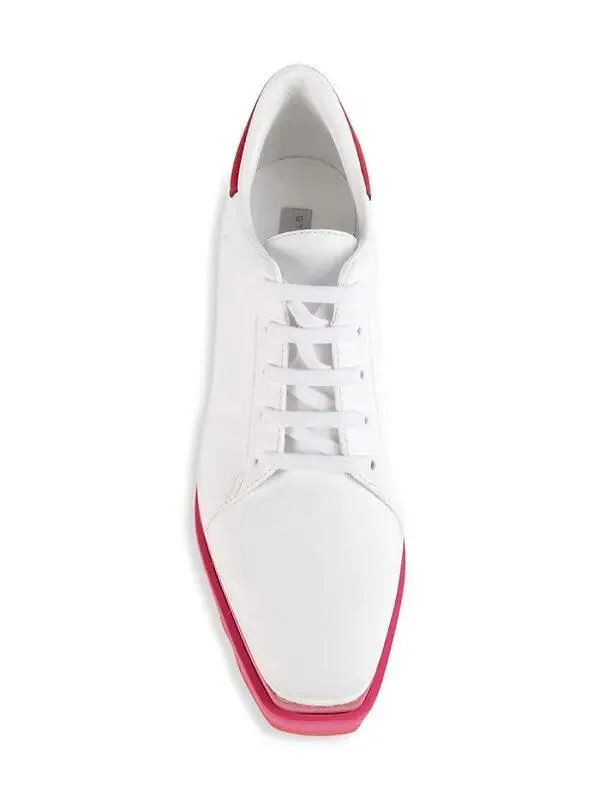 Stella McCartney Sneak-Elyse Wedge Sneakers Pink