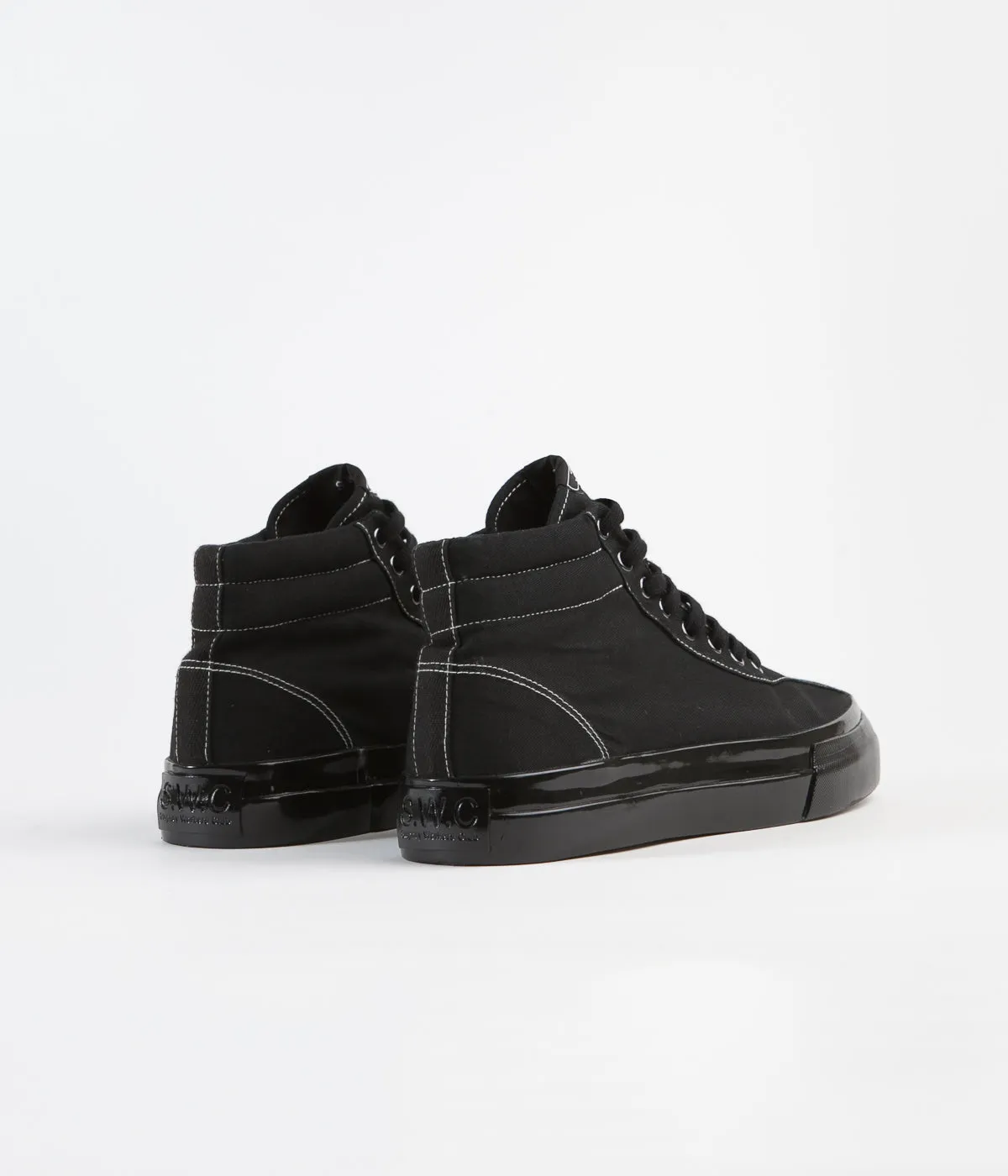 Stepney Workers Club Varden Canvas Shoes - Black / Black