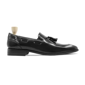 Takwak - Men's Black Box Leather High Shine Loafer