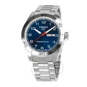 Tissot PRS 516 Powermatic 80 Men's Silver Blue Watch T1314301104200