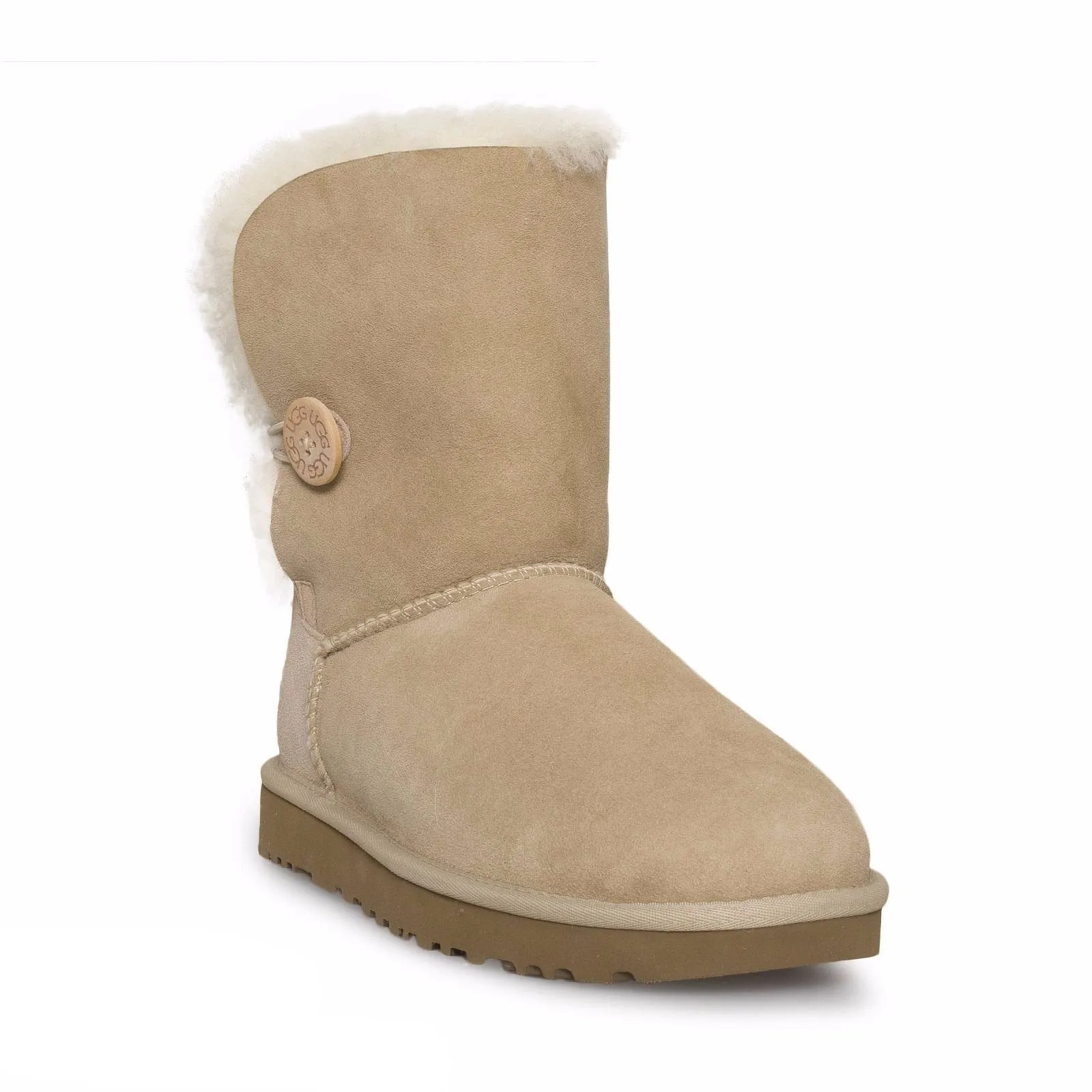 UGG Bailey Button Sand Boots