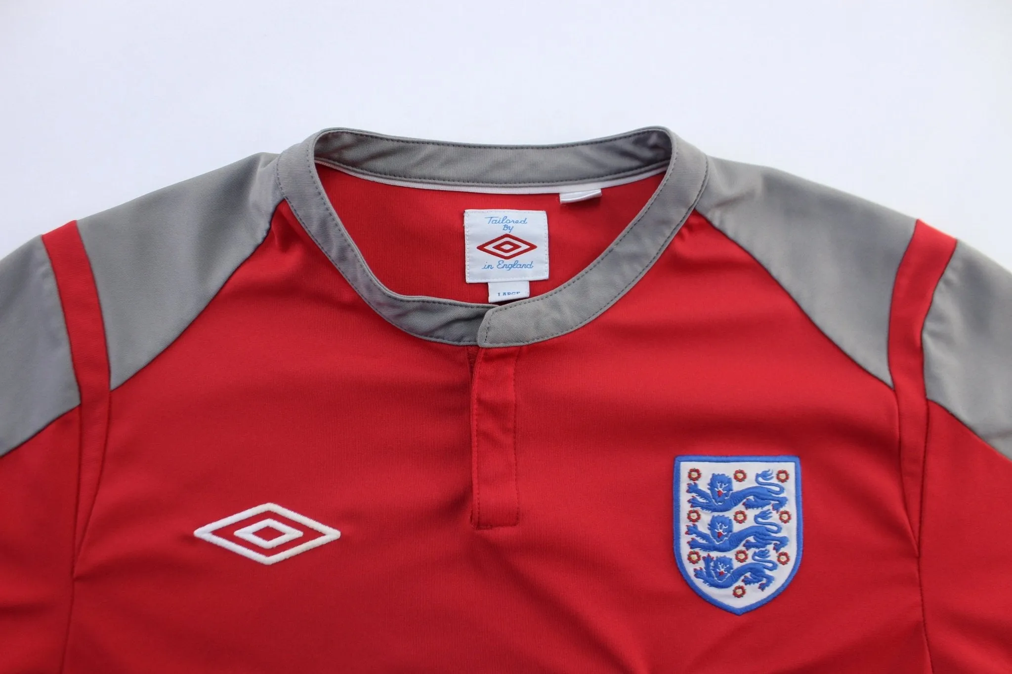 Umbro Embroidered Logo England Soccer Jersey