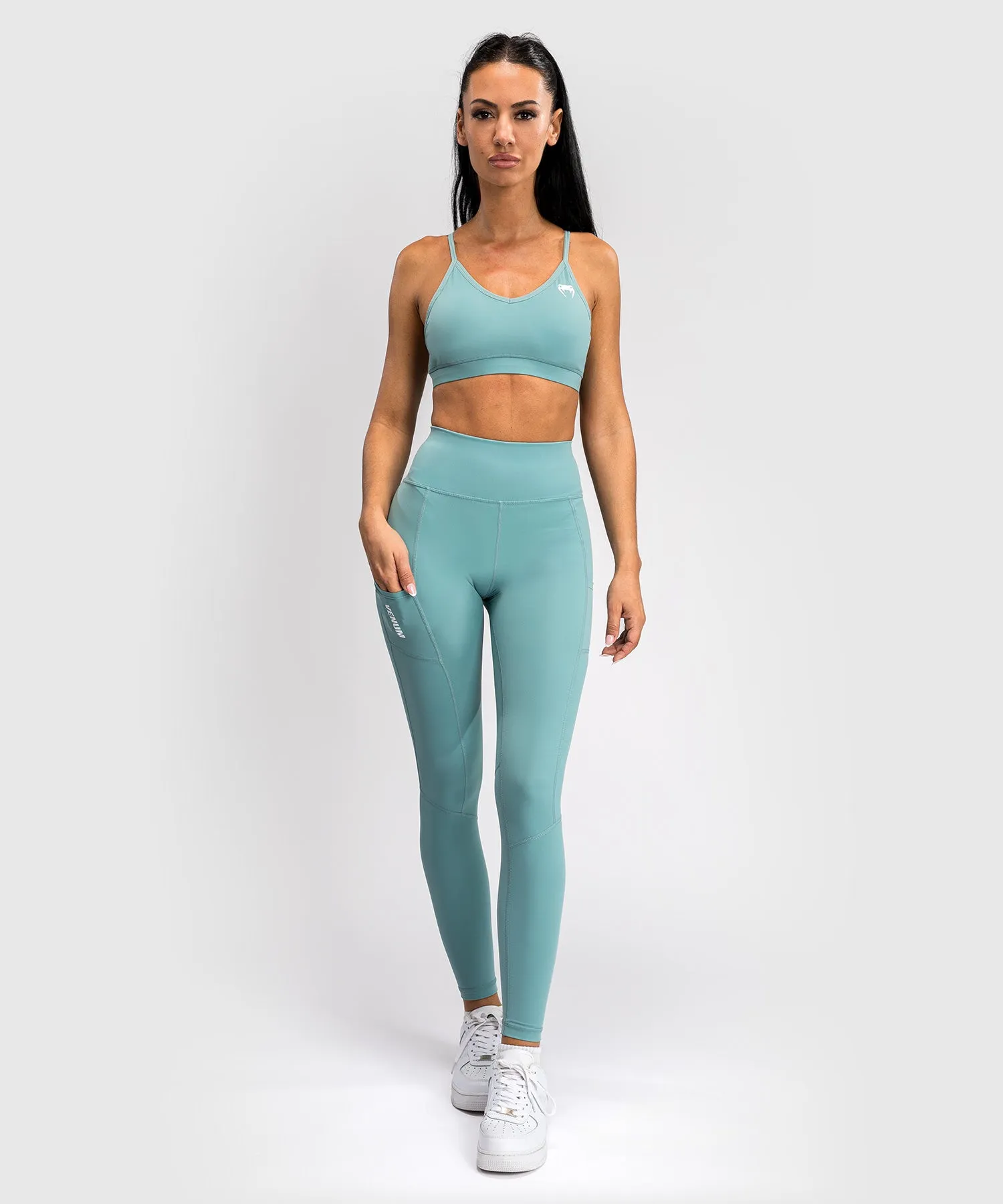 Venum Essential Women's Performance Leggings - Aqua Green