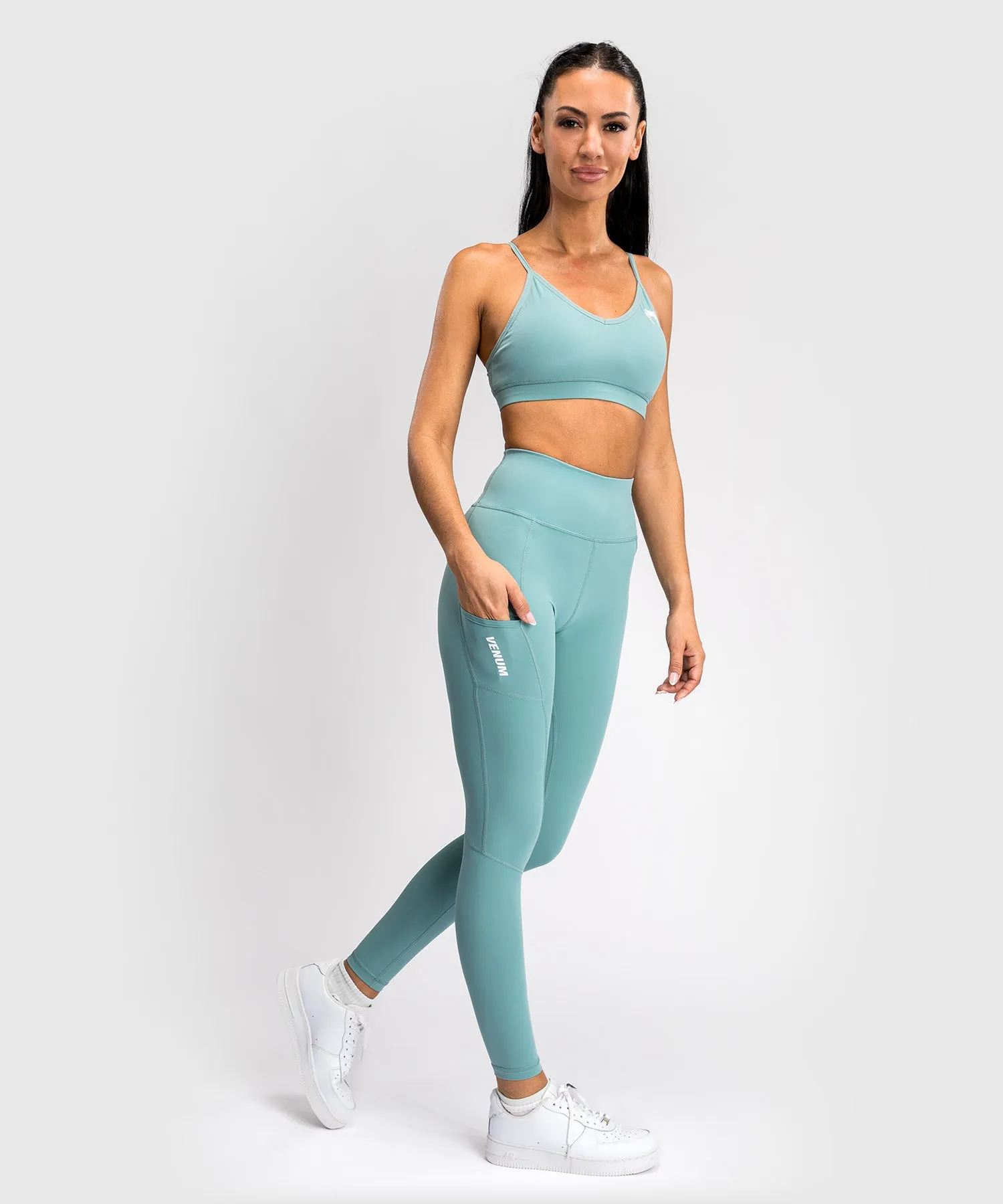 Venum Essential Women's Performance Leggings - Aqua Green