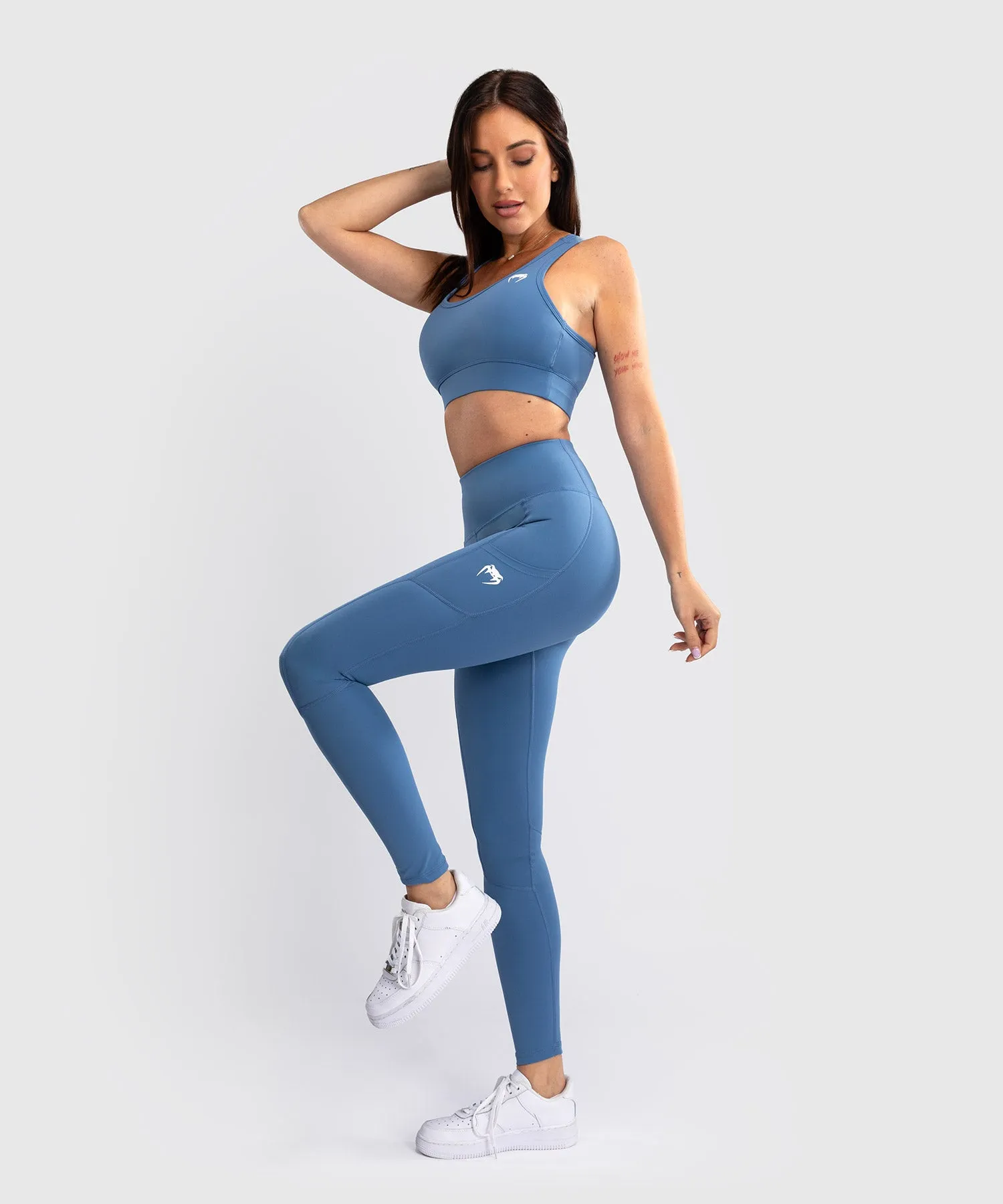 Venum Essential Women's Performance Leggings - Storm Blue