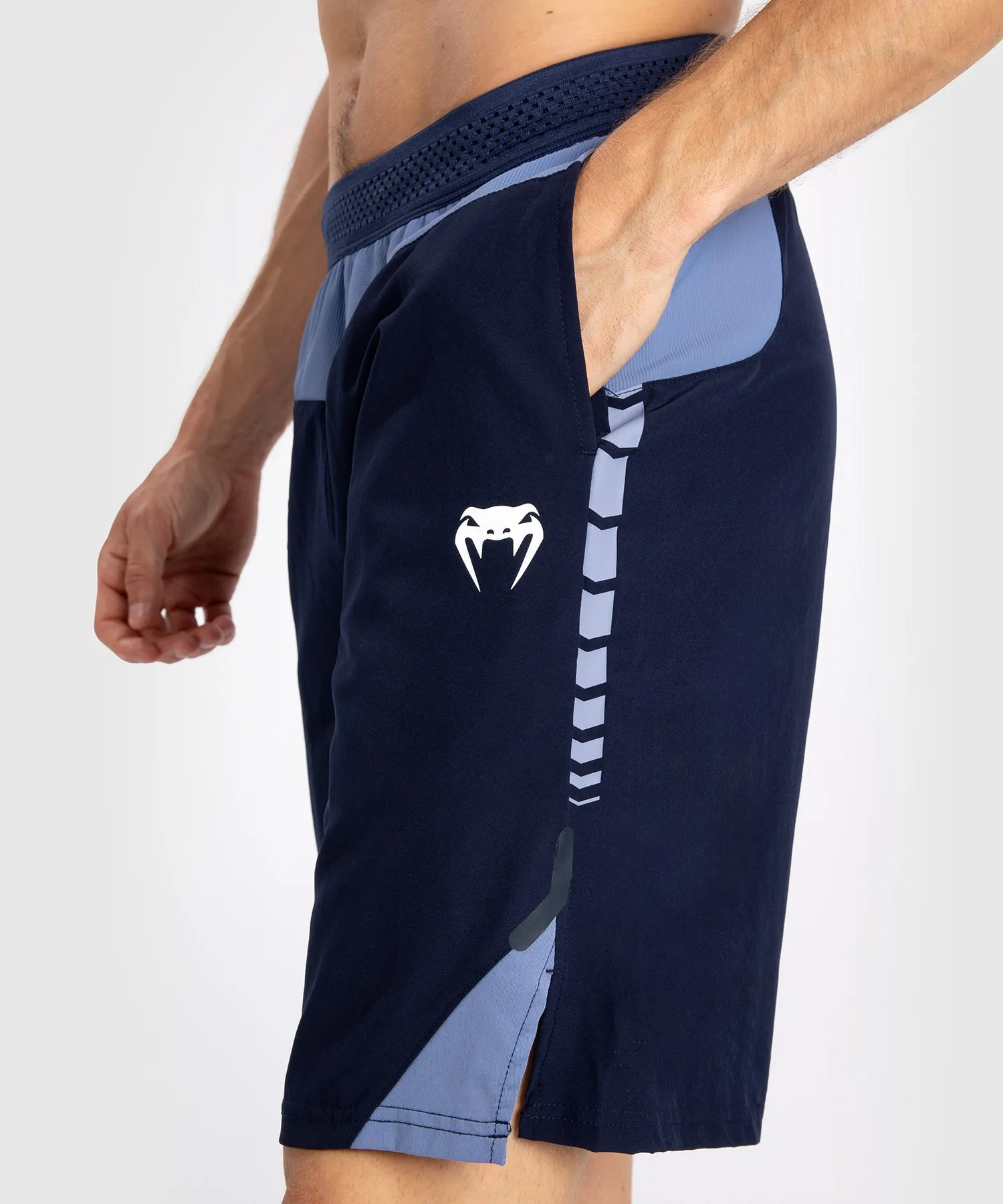 Venum Tempest Men's Training Shorts - Navy Blue/Blue