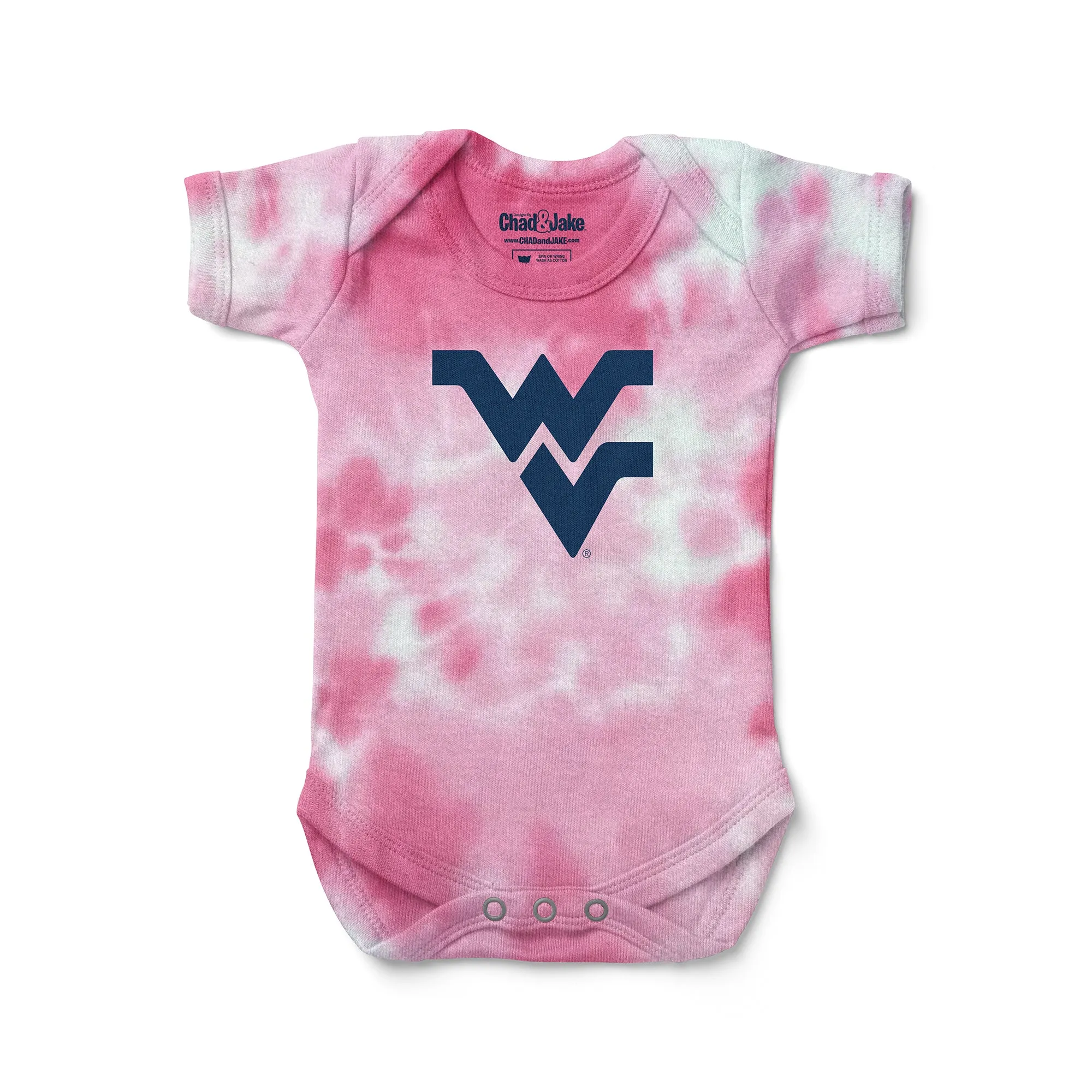 West Virginia Mountaineers Tie Dye Bodysuit