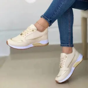 Women Sneakers Casual Lace-up Flat Shoes Women