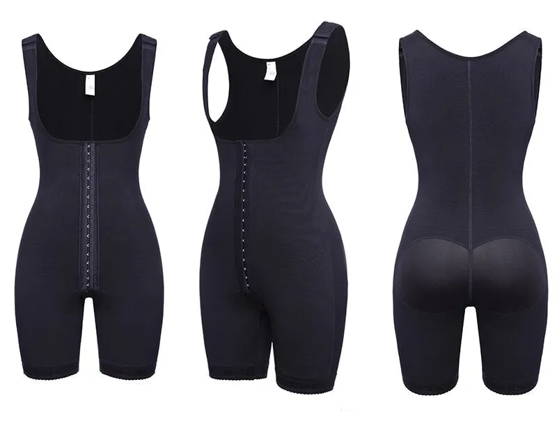 Women's High Compression Post-Surgical Belly Underbust Slimming Bodysuit