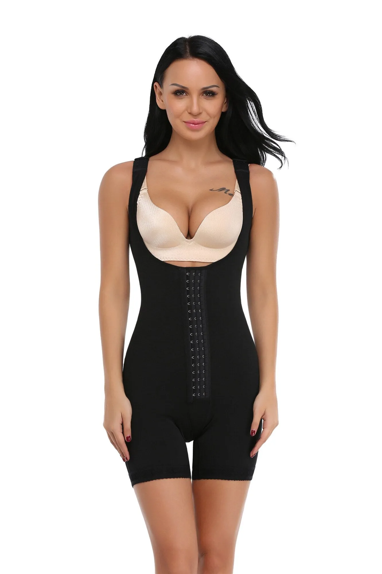 Women's High Compression Post-Surgical Belly Underbust Slimming Bodysuit