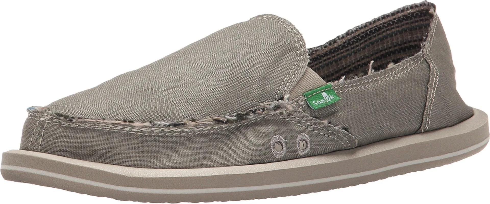 Women's Shoes Sanuk DONNA HEMP Casual Sidewalk Surfers Loafer SWF1160 OLIVE GREY