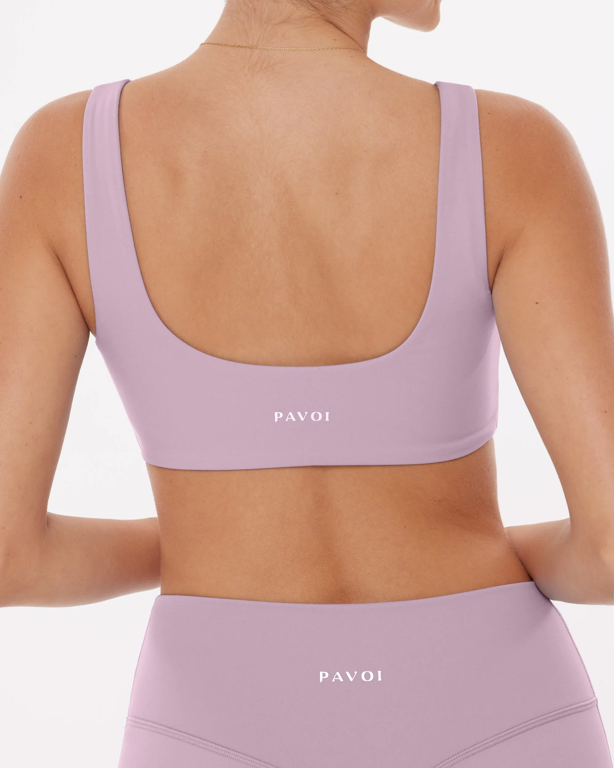 Yoga Low-Impact Scoop Neck Padded Sports Bra