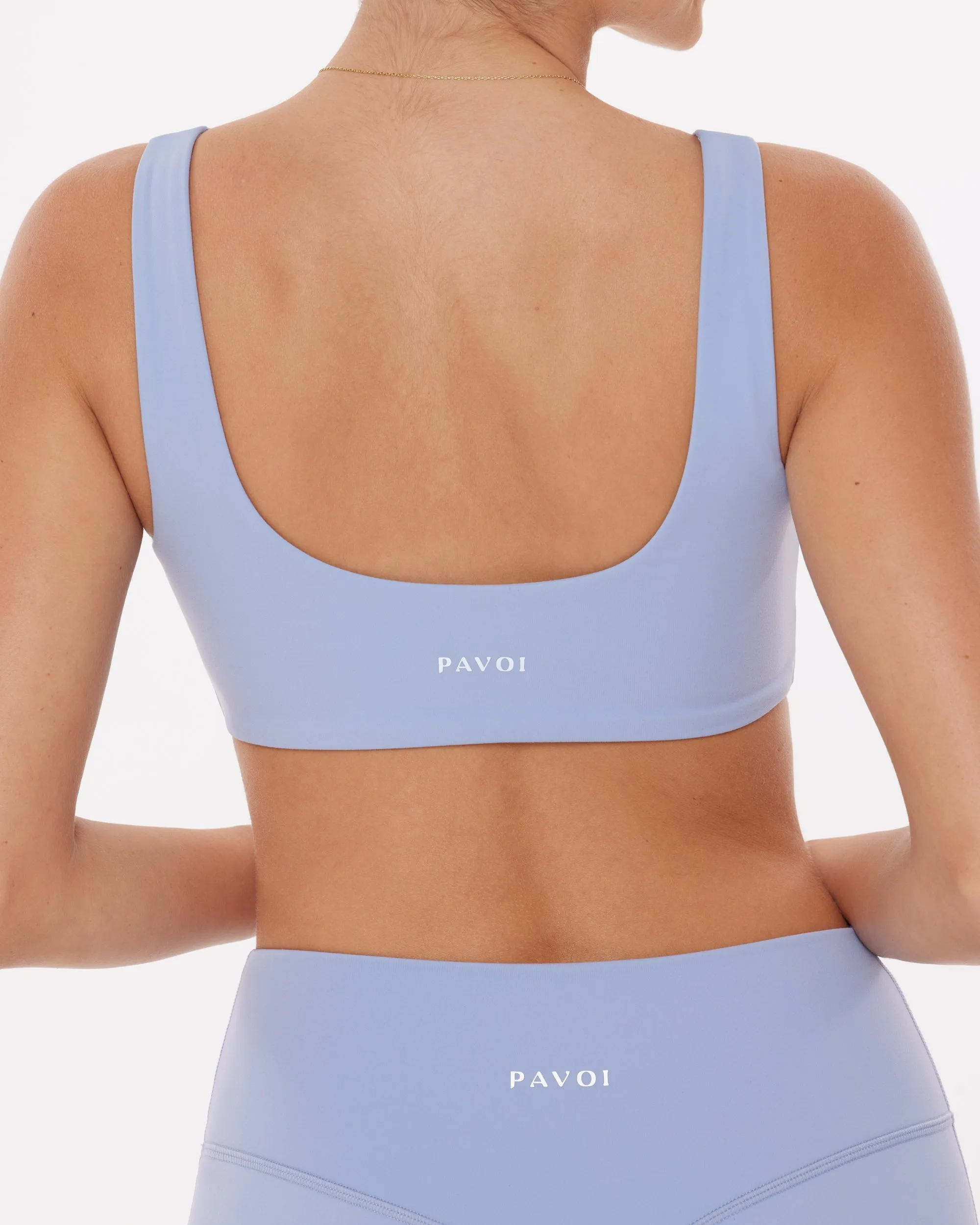 Yoga Low-Impact Scoop Neck Padded Sports Bra